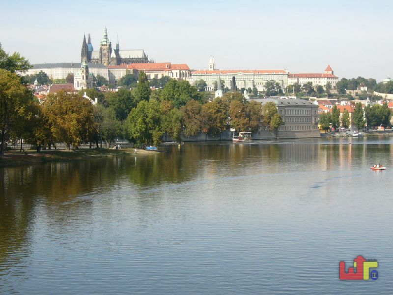 Blick auf die Moldau